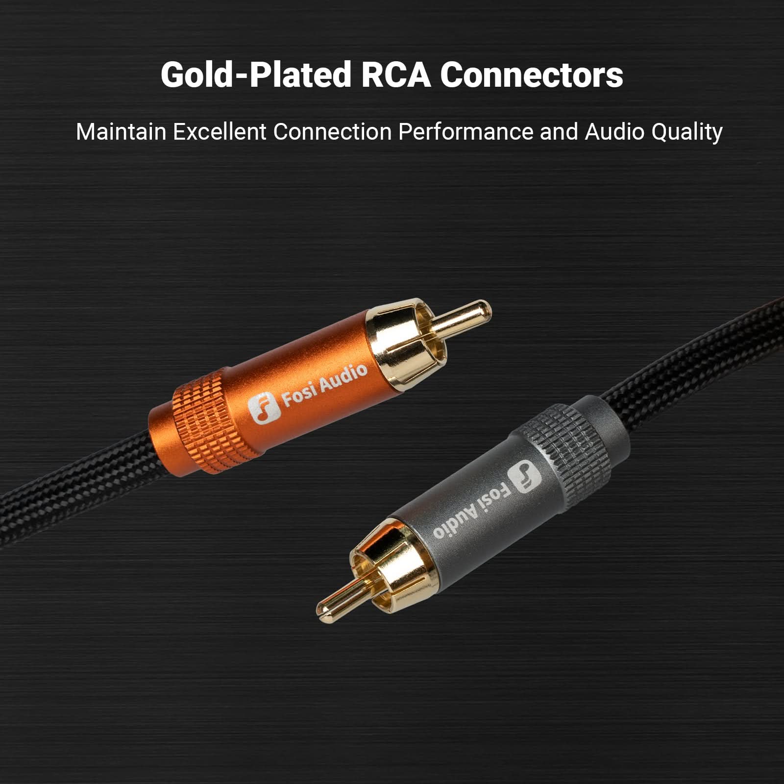 Fosi Audio RCA Cables for Home Audio Systems - Image 4