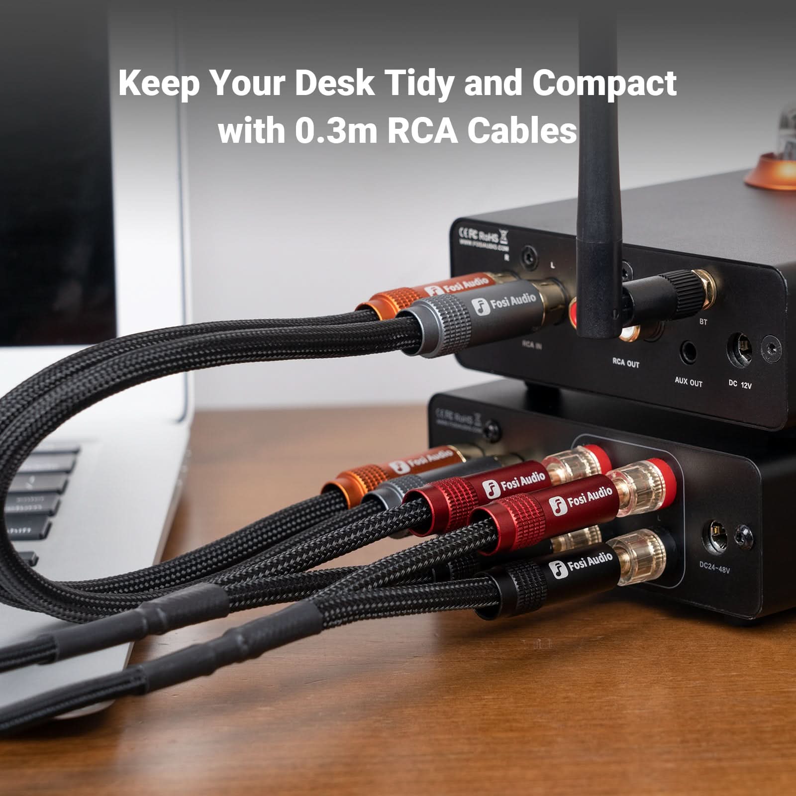 Fosi Audio RCA Cables for Home Audio Systems - Image 7