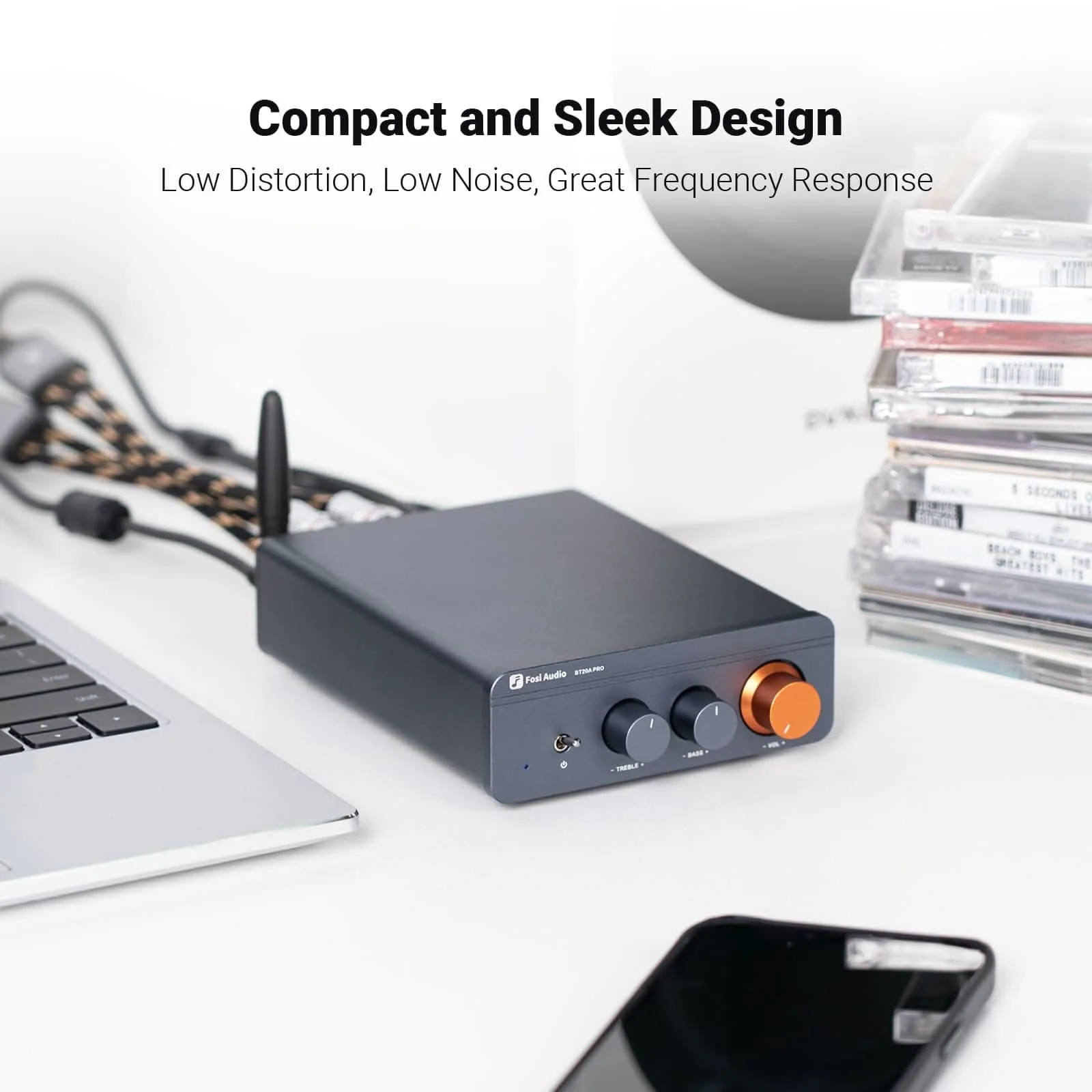 Fosi Audio BT20A Pro Bluetooth Stereo Power Amp - Image 5