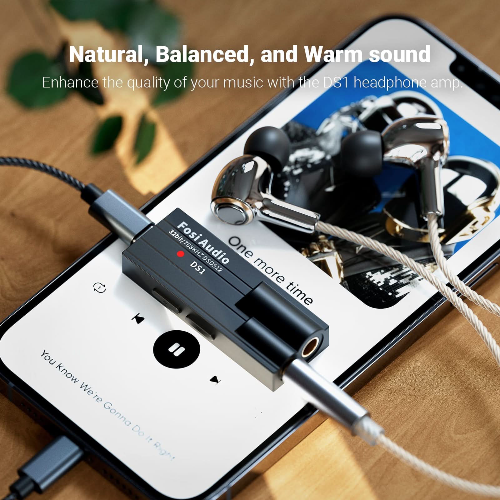 Fosi Audio DS1 Dongle DAC Headphone Amplifier - Image 5