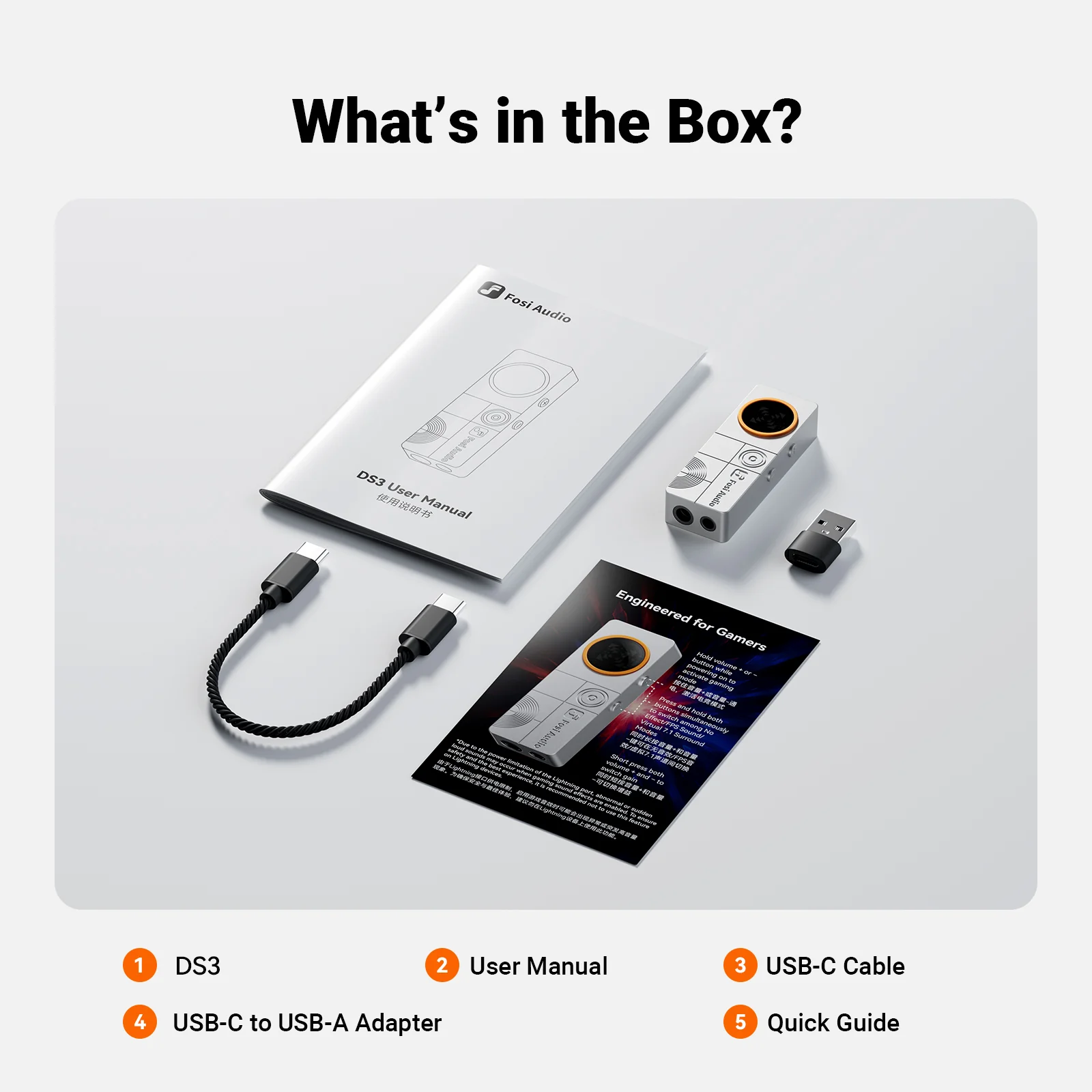 Fosi Audio DS3 Portable Dac Headphone Amp - Image 10
