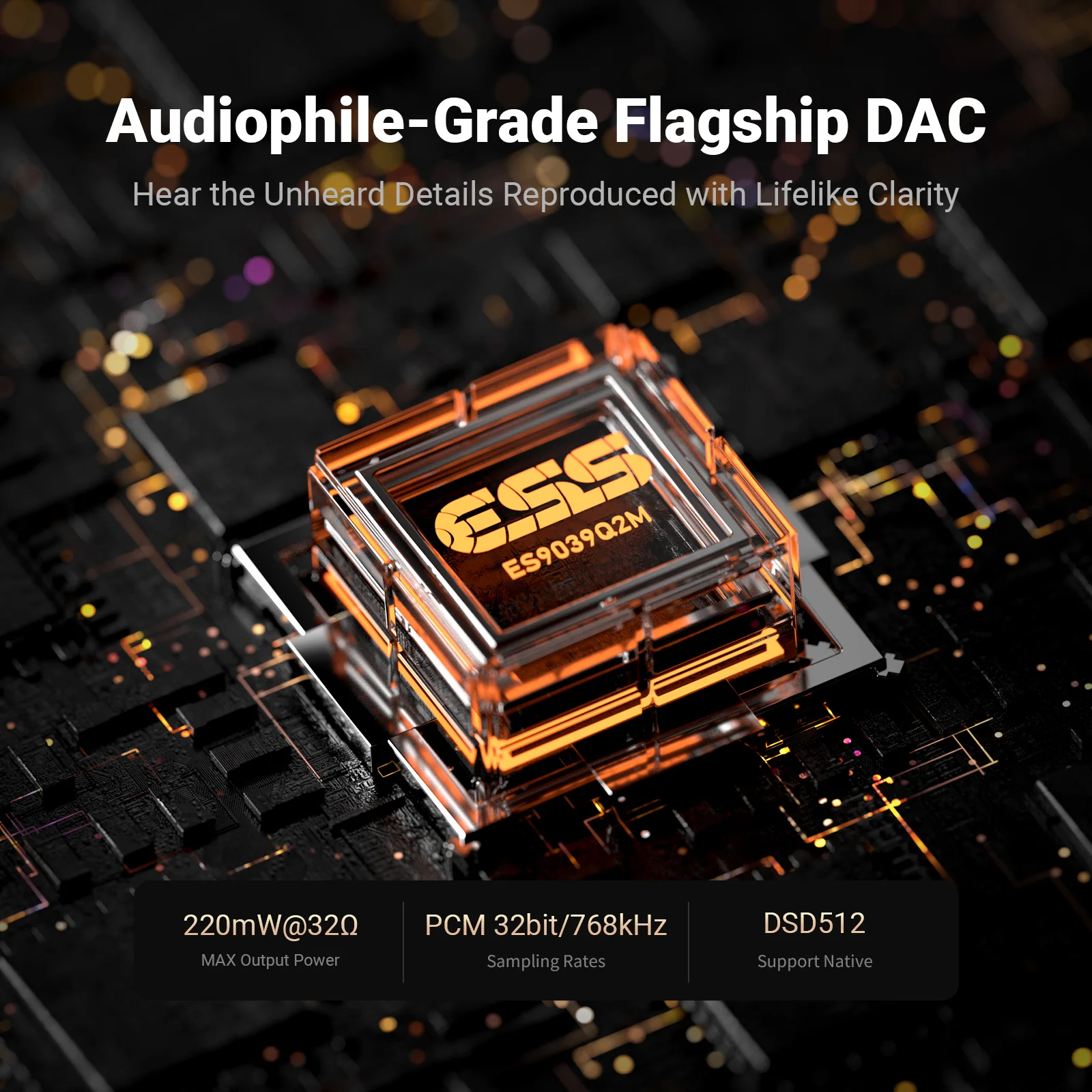 Fosi Audio DS3 Portable Dac Headphone Amp - Image 7