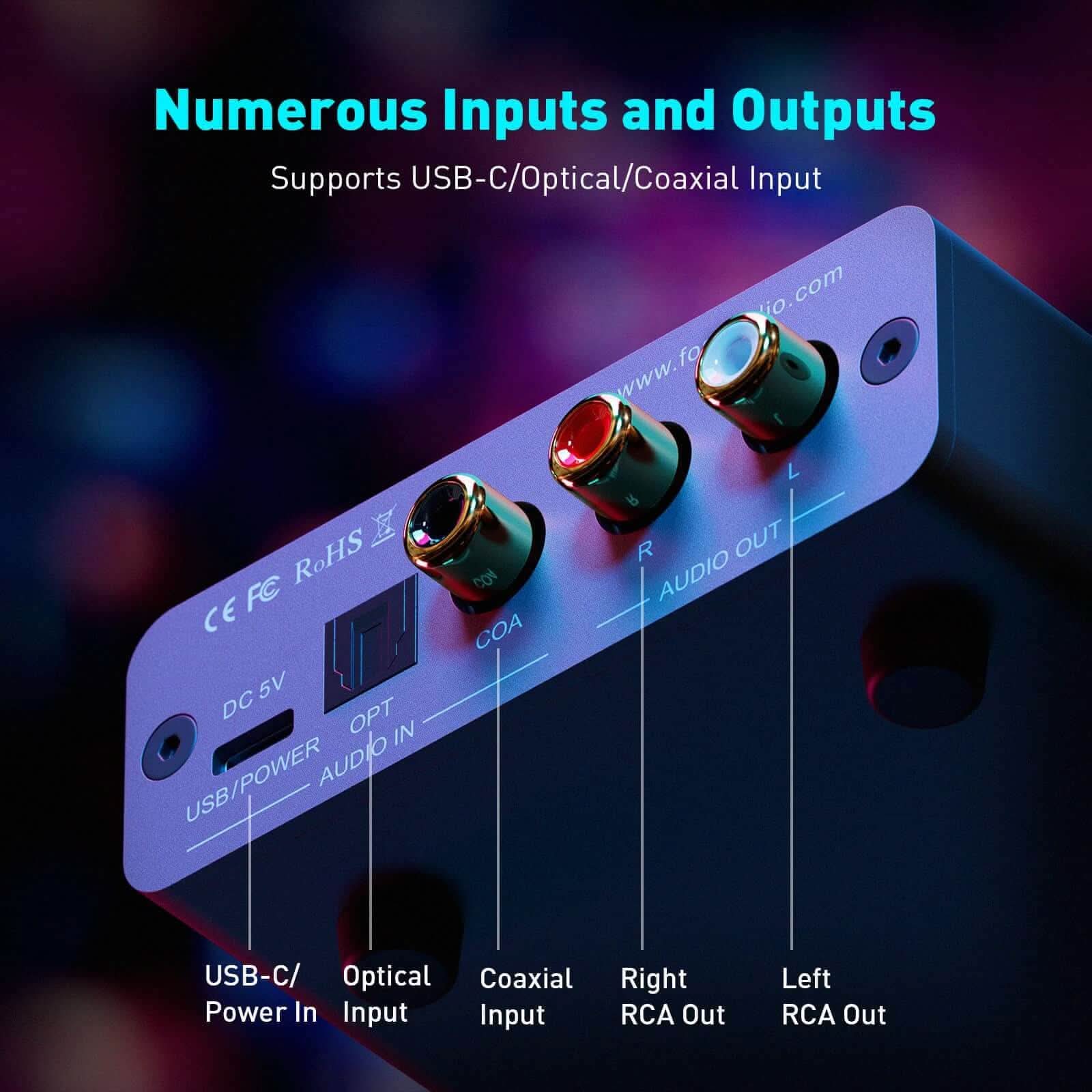 Fosi Audio K5 Pro Gaming DAC Headphone Amplifier - Image 3