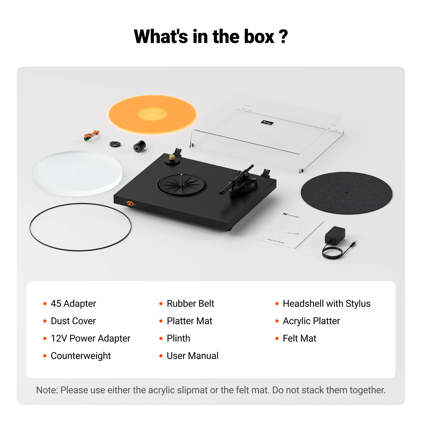 Fosi Audio Luna3 Turntable - Image 8