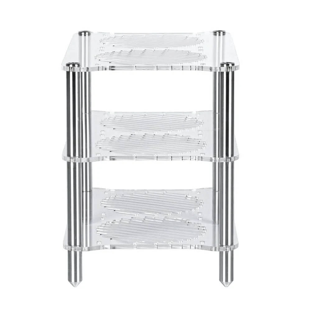 Fosi Audio 3-Layer Acrylic Rack for Audio Components - Image 3