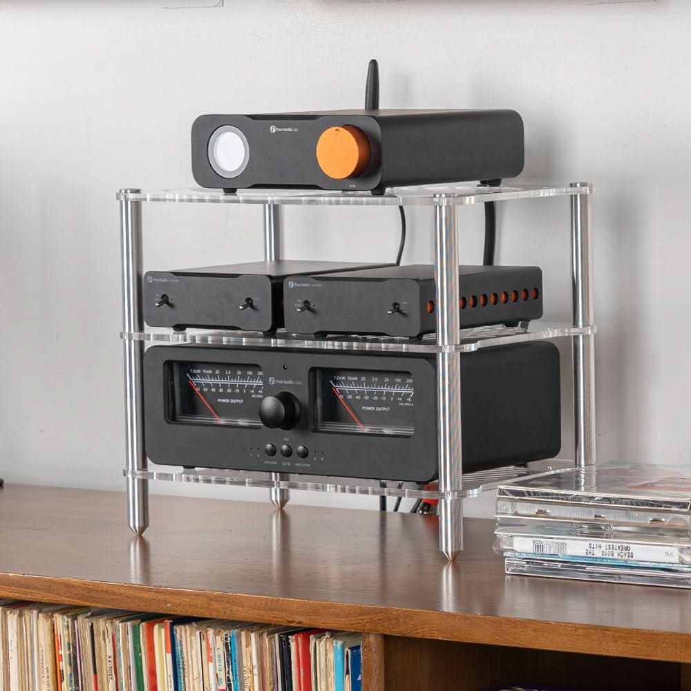 Fosi Audio 3-Layer Acrylic Rack for Audio Components - Image 7