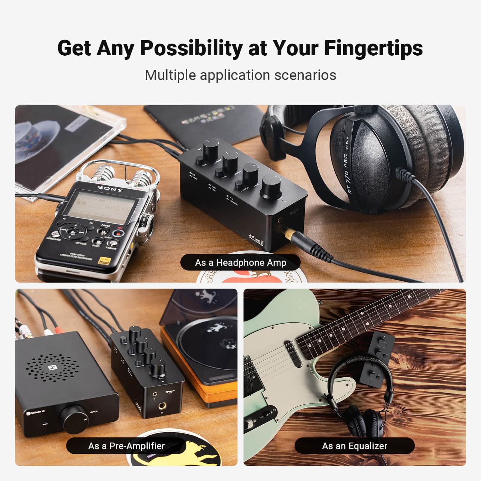 Fosi Audio SK01 Headphone Amplifier Preamp - Image 8