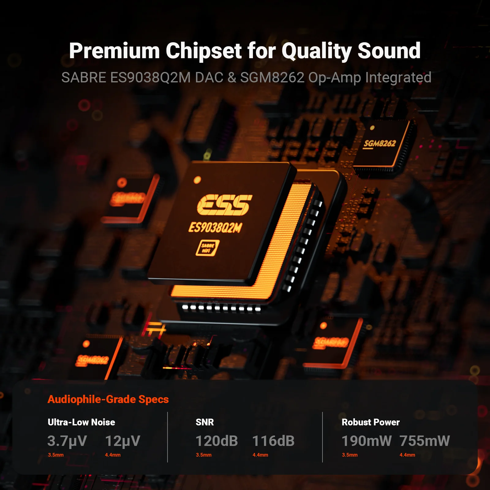 Fosi Audio SK02 Desktop DAC Headphone Amplifier - Image 4