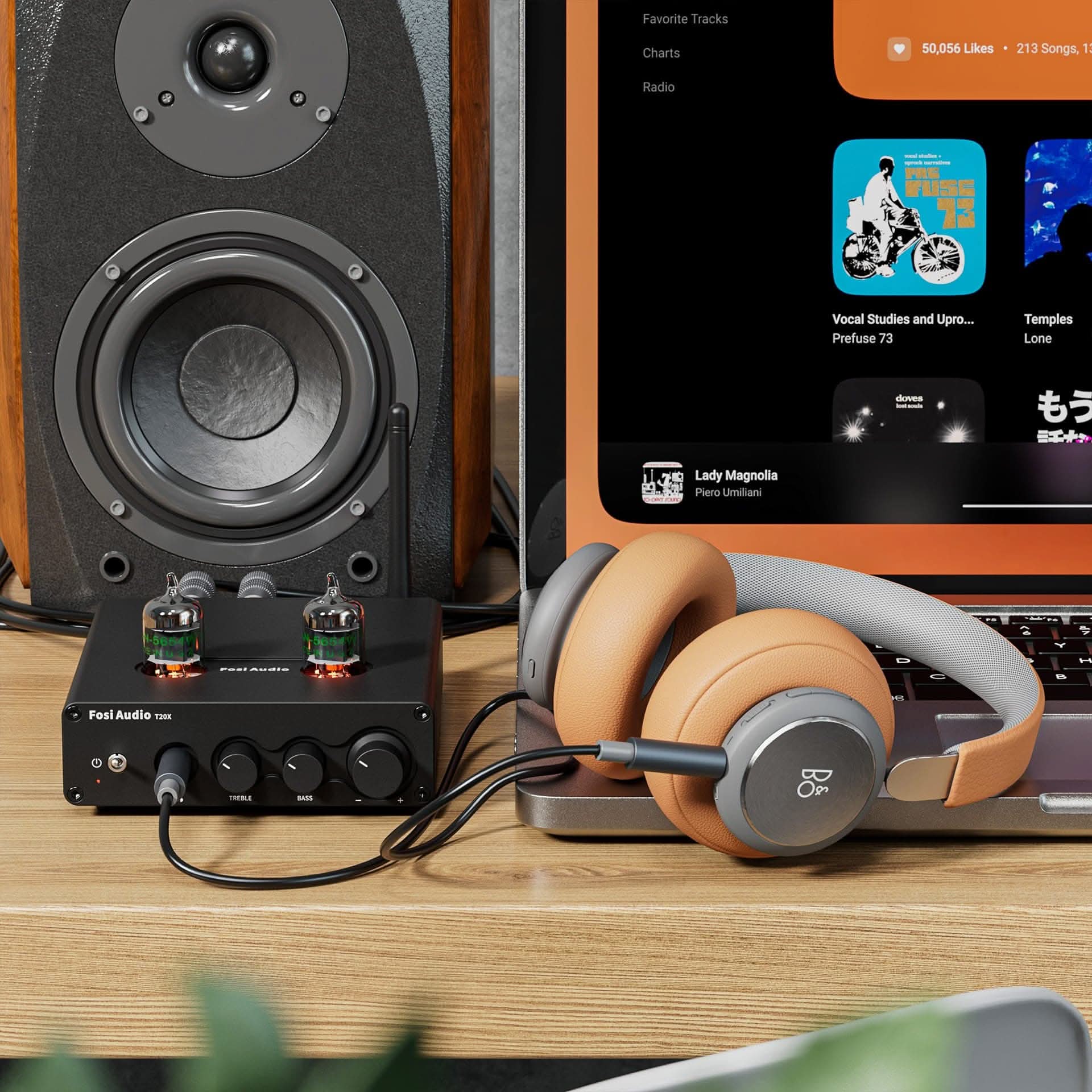 Fosi Audio T20X Bluetooth Tube Amplifier Headphone - Image 4