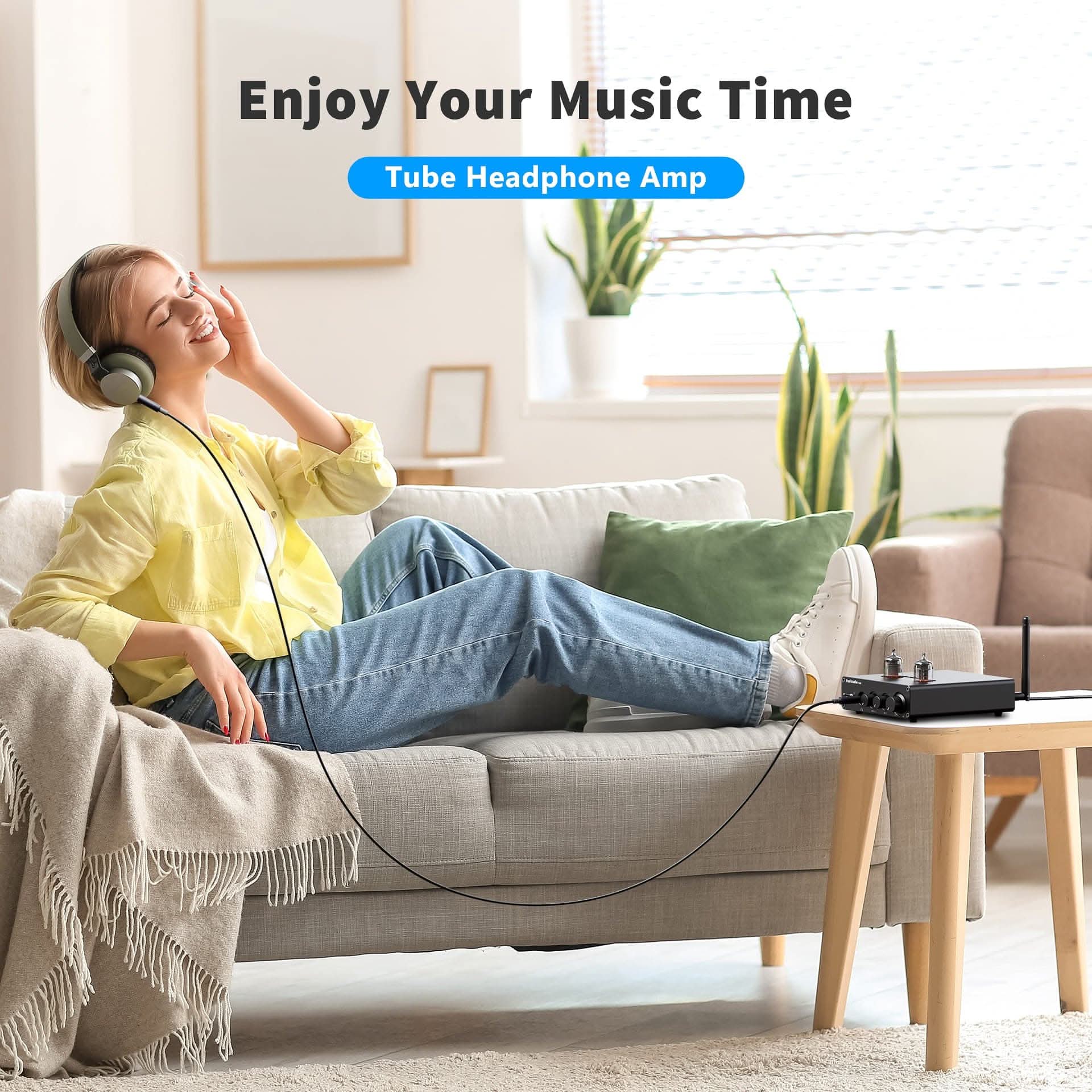 Fosi Audio T20X Bluetooth Tube Amplifier Headphone - Image 6