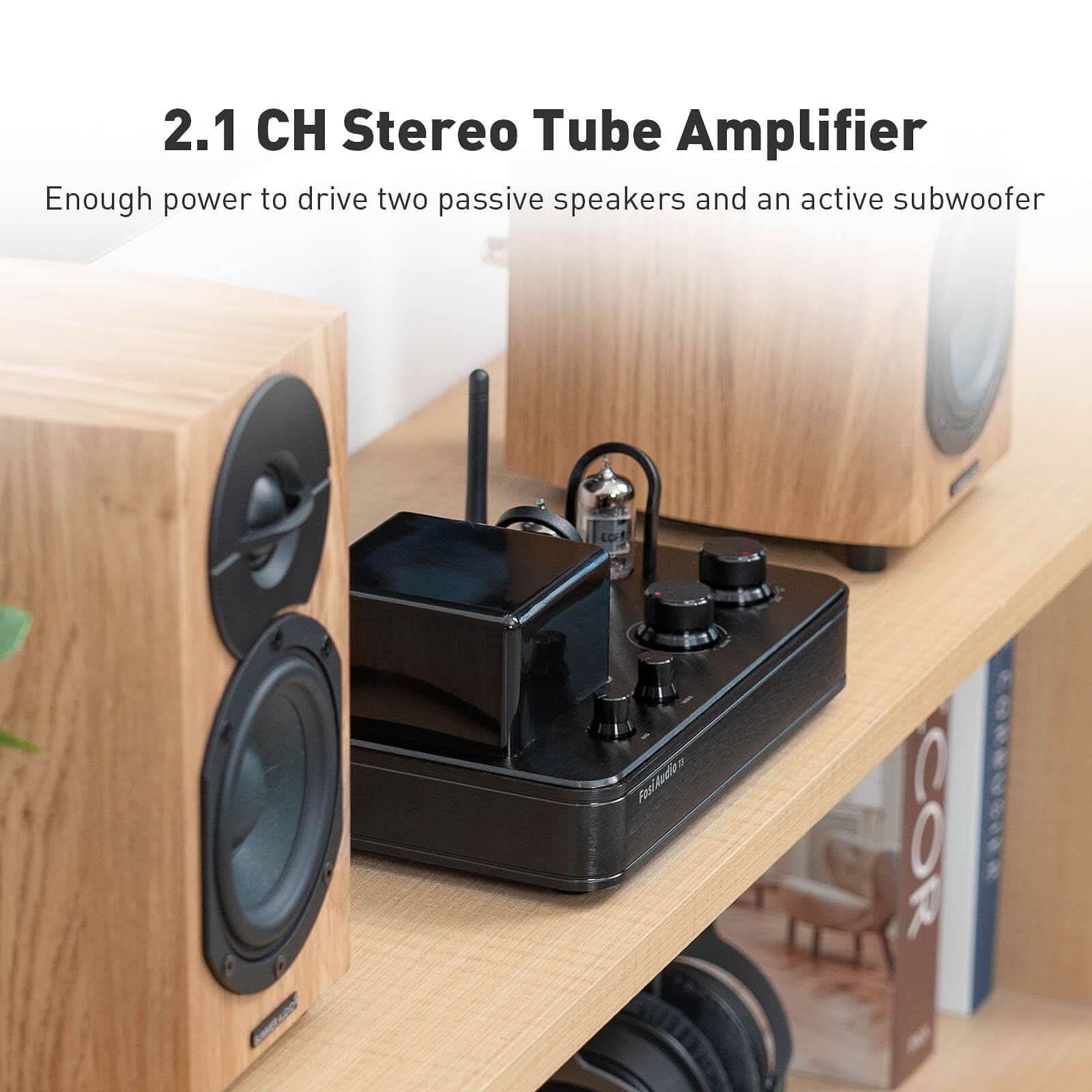 Fosi Audio T3 Bluetooth Hybrid Stereo Tube Amp - Image 2