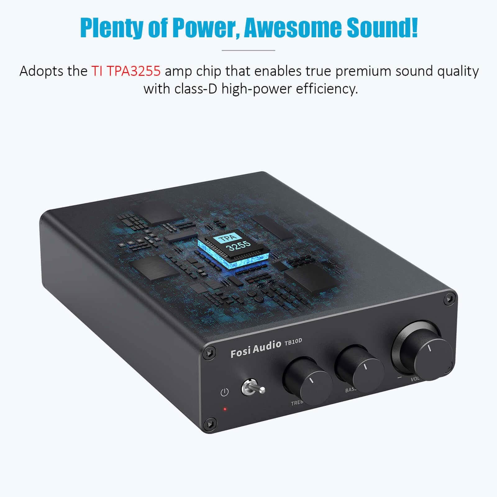 Fosi Audio TB10D Stereo Audio Amplifier - Image 4
