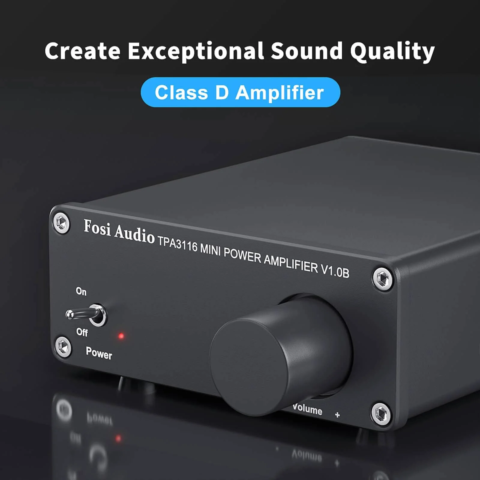 Fosi Audio V1.0 Mini Stereo Audio Amplifier - Image 2