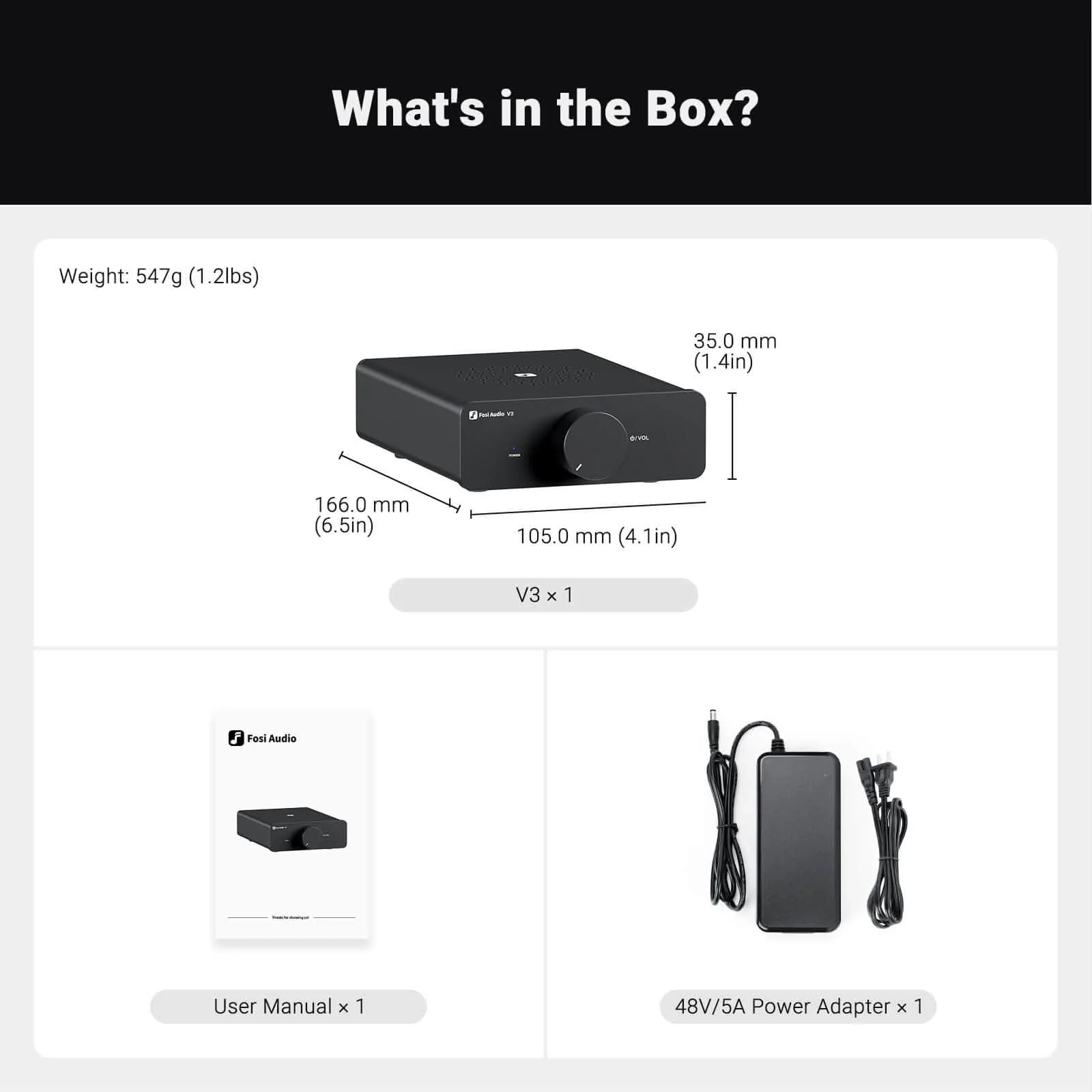 Fosi Audio V3 Mini Stereo Amplifier - Image 8