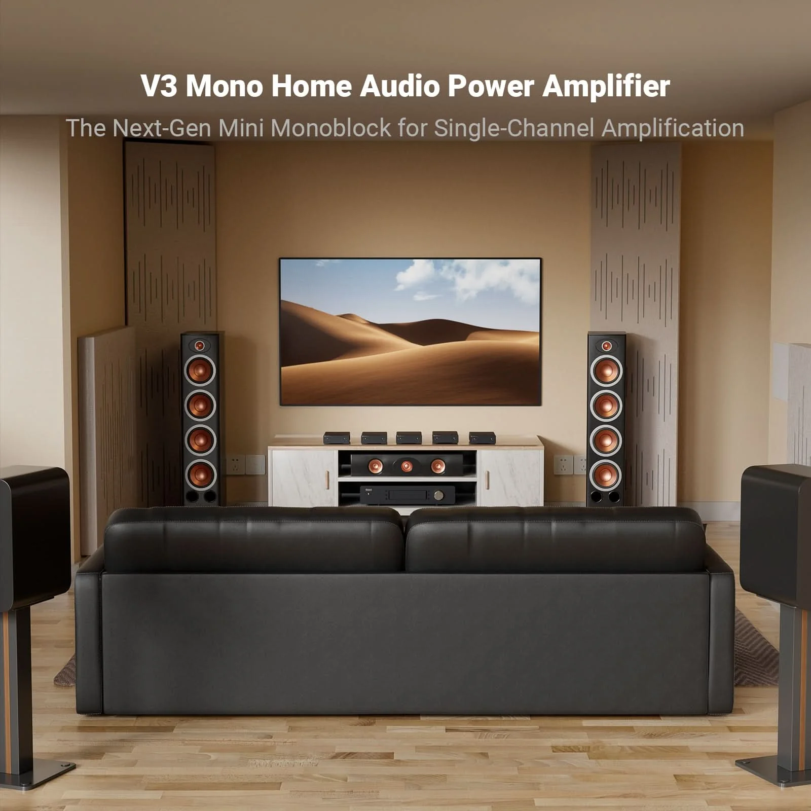 Fosi Audio V3 Mono Monoblock Power Amplifier - Image 6