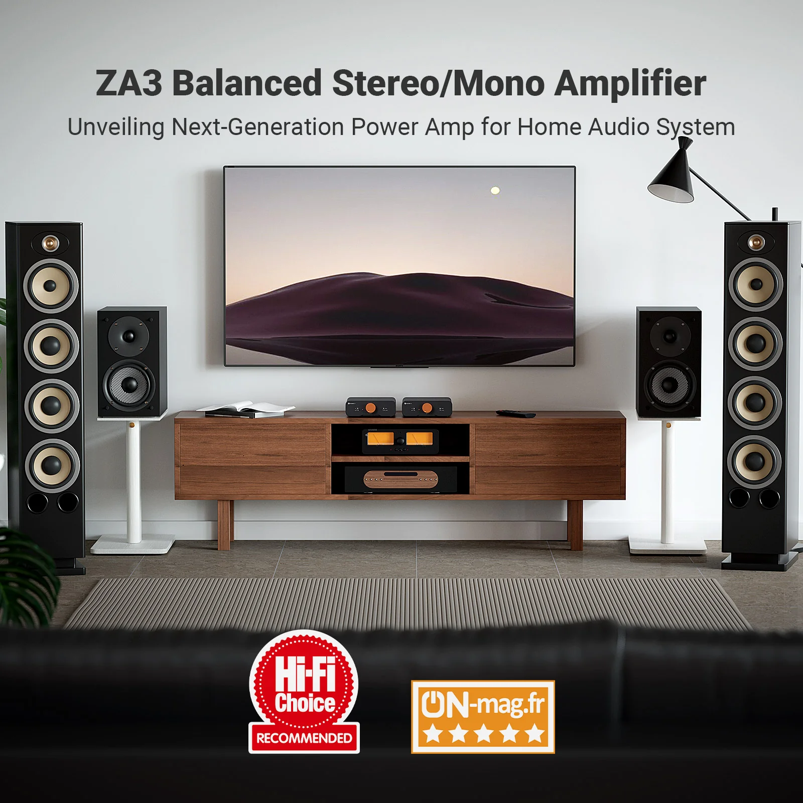Fosi Audio ZA3 Balanced Stereo Amplifier - Image 2