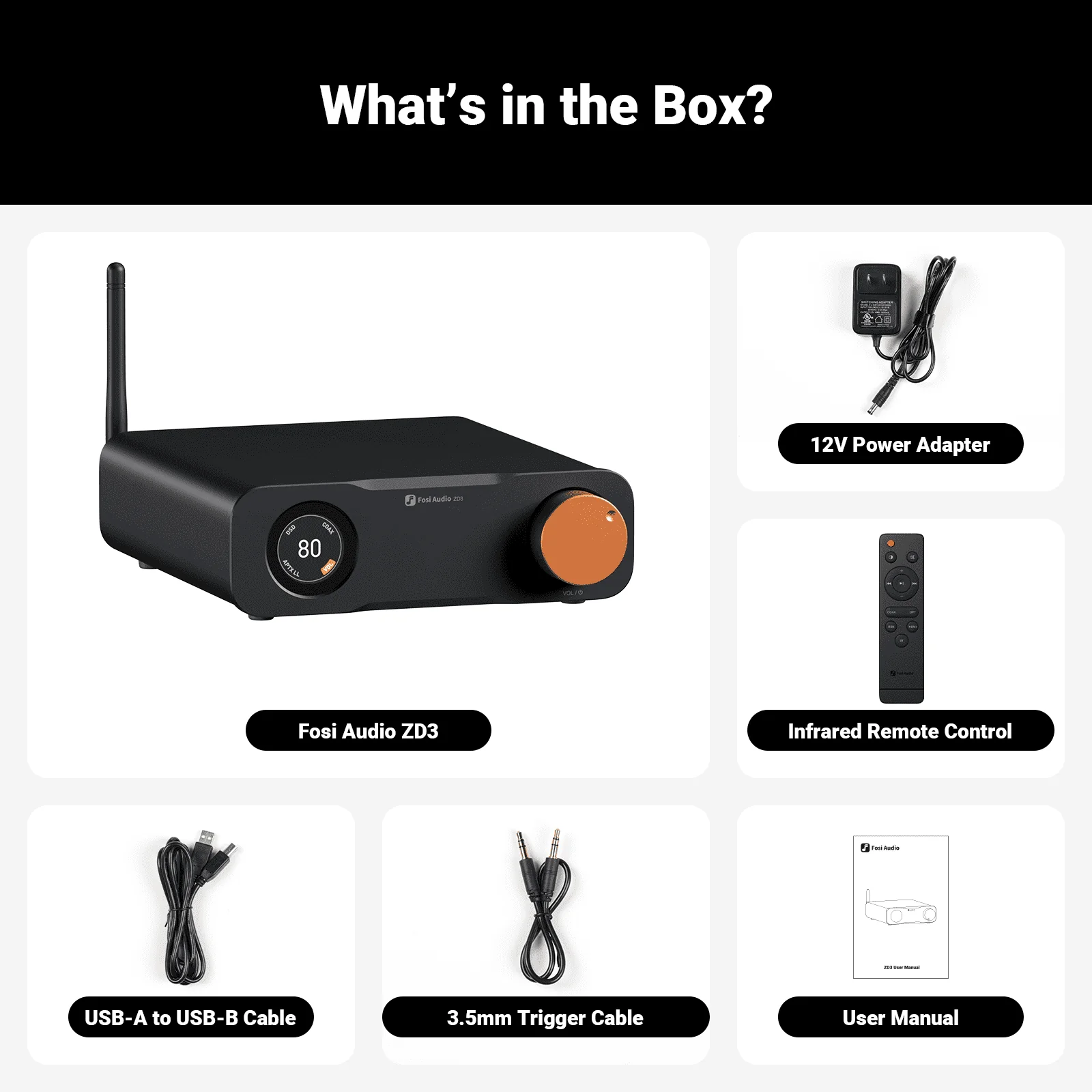 Fosi Audio ZD3 Fully Balanced Desktop DAC - Image 9