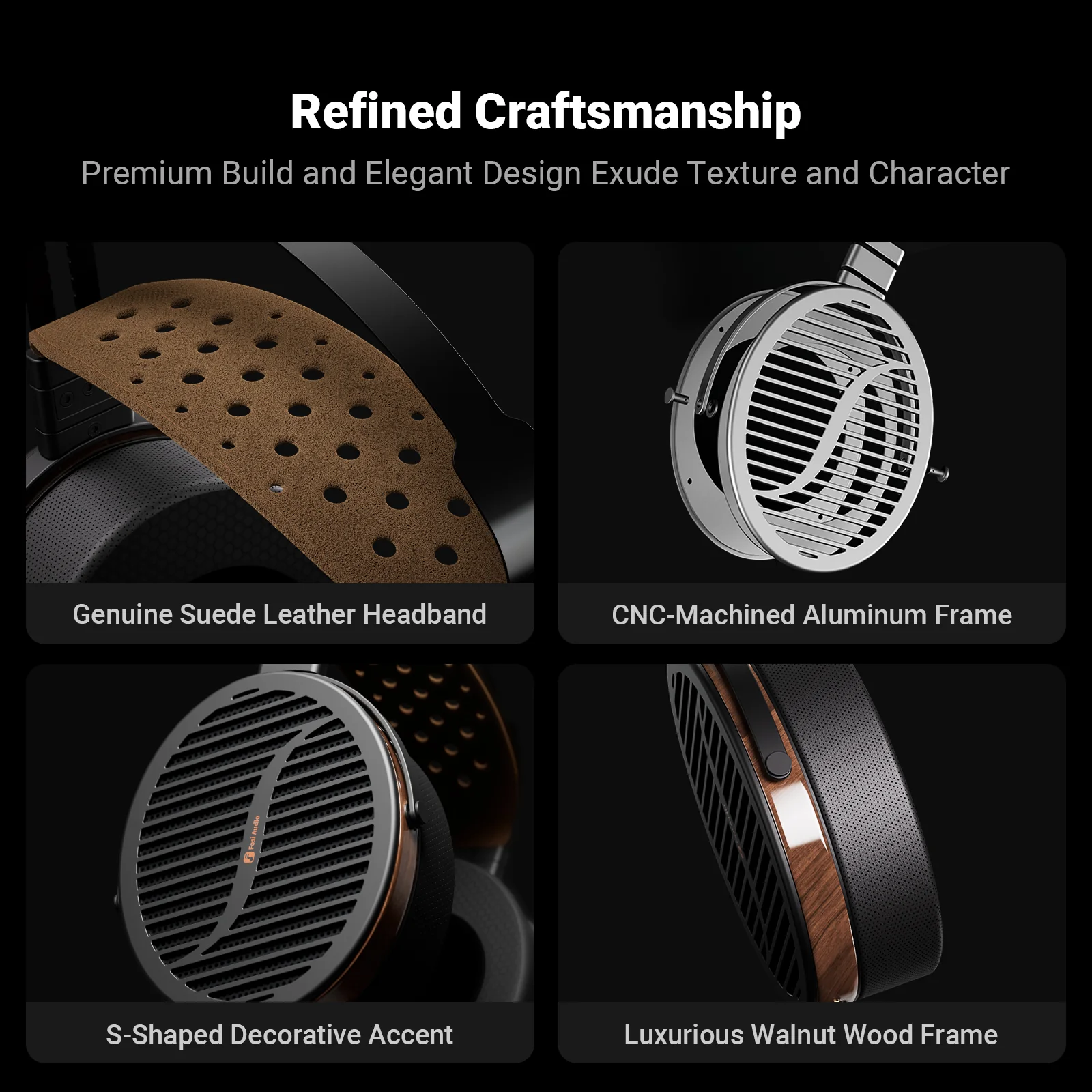 Fosi Audio i5 Open-Back Planar Magnetic Headphones - Image 5