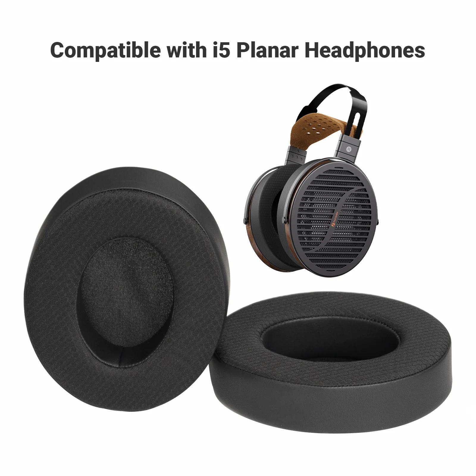 i5 Replacement Earpads(no ventilation holes) for i5 Planar Magnetic Headphones - Image 3