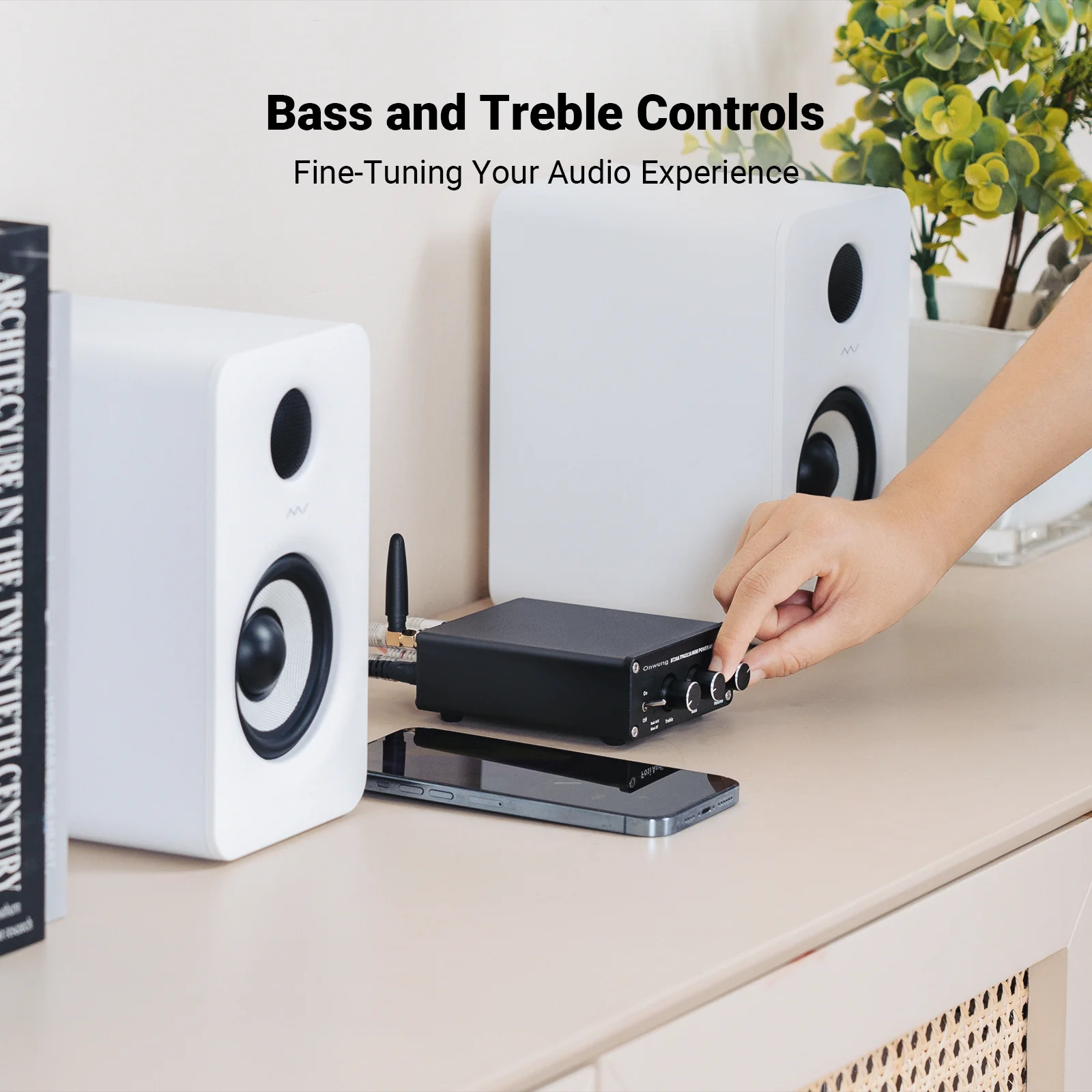 Onwung BT20A Bluetooth Stereo Amplifier - Image 3