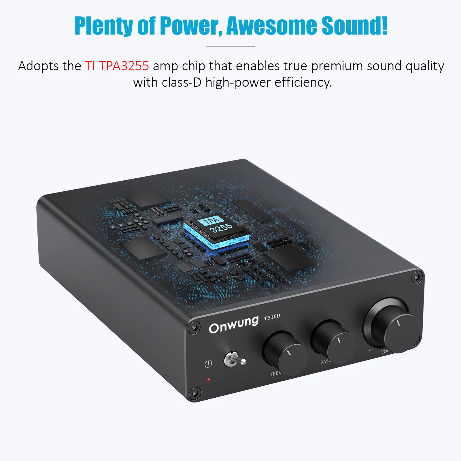 Onwung TB10D Stereo Audio Amplifier - Image 4