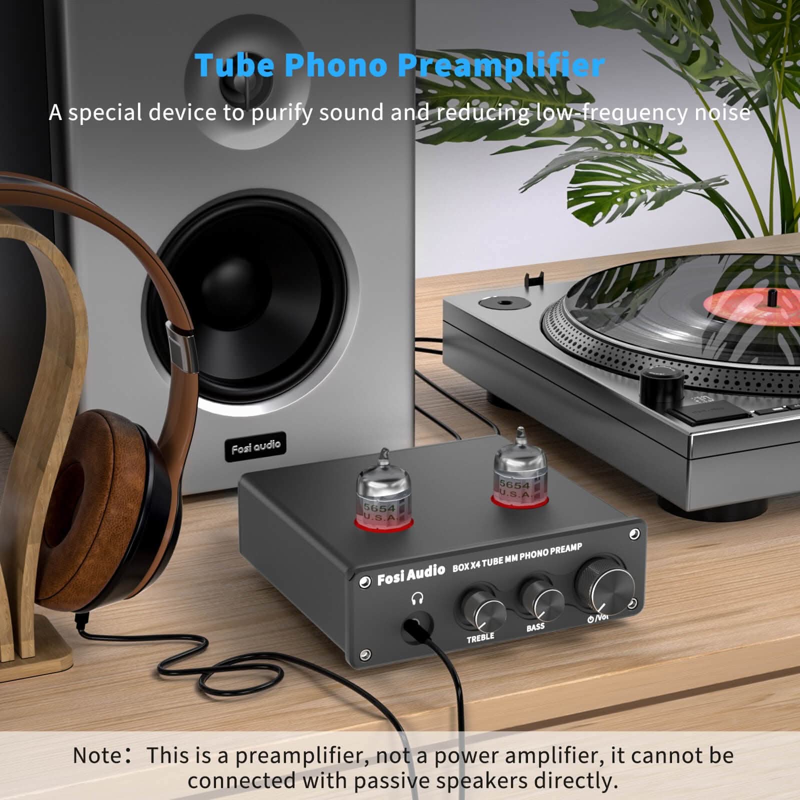 Fosi Audio Box X4 MM Turntable Phono Preamplifier - Image 3