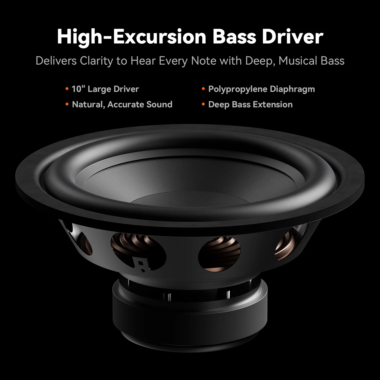 Fosi Audio SW10 Active Subwoofer - Image 2
