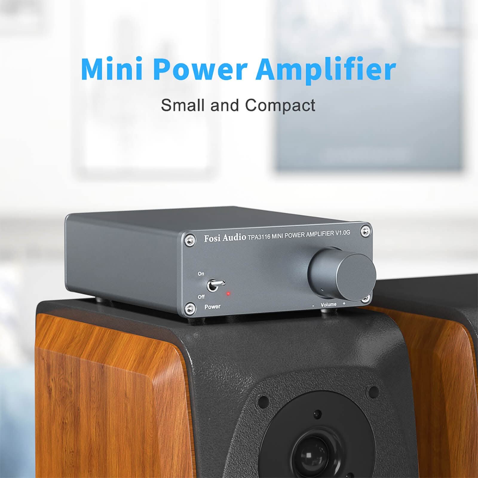 Fosi Audio V1.0G Mini Stereo Audio Amplifier - Image 4