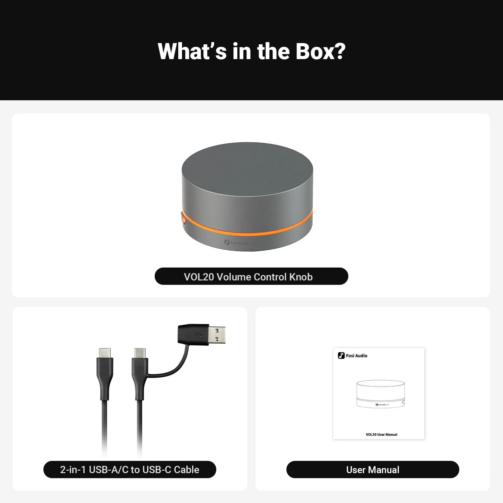 Fosi Audio VOL20 Bluetooth Volume Control Knob - Image 9